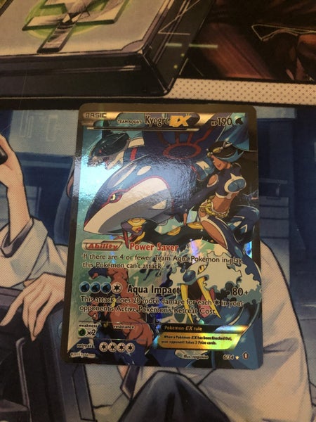 Team Aquas Kyogre EX 6/34 double crisis Carousel 1