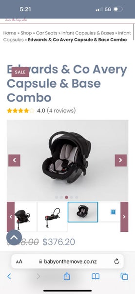 Edwards & Co Avery Capsule & Base Combo Carousel 1