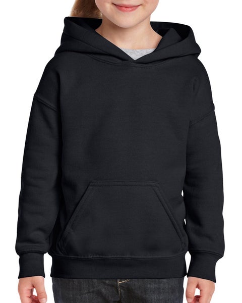 Gildan Heavy Blend Youth Hooded Sweatshirt, Plain Hooded (large) Carousel 1