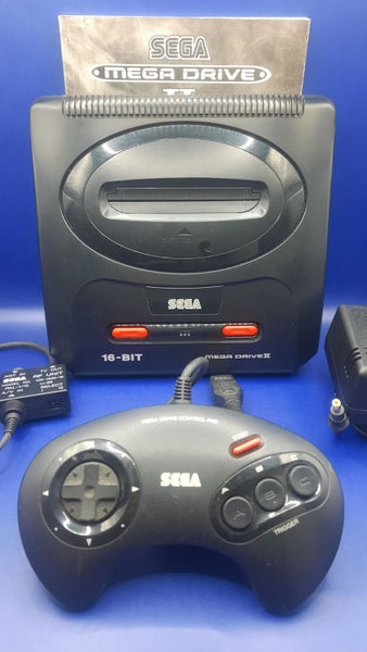 Sega Mega Drive Console + Controller + Cables * Carousel 1