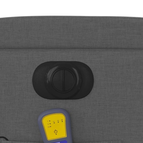 Electric Massage Recliner Chair Dark Grey Fabric Txbppxo Carousel 2