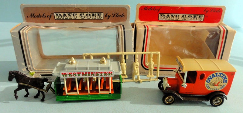 Days Gone Horse Drawn Tram & 1920 Ford T Van OVALTINE (2) Carousel 1