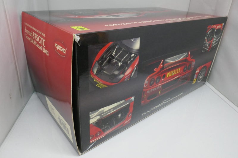 Kyosho 1/18 Ferrari 575 GTC #9 Estoril 2003 Debut Win Carousel 20