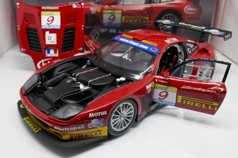 Kyosho 1/18 Ferrari 575 GTC #9 Estoril 2003 Debut Win Carousel 2