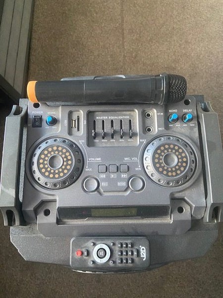 J2D Portable Trolley DJ Speaker Carousel 2