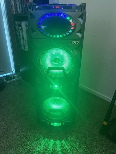 J2D Portable Trolley DJ Speaker Carousel 5