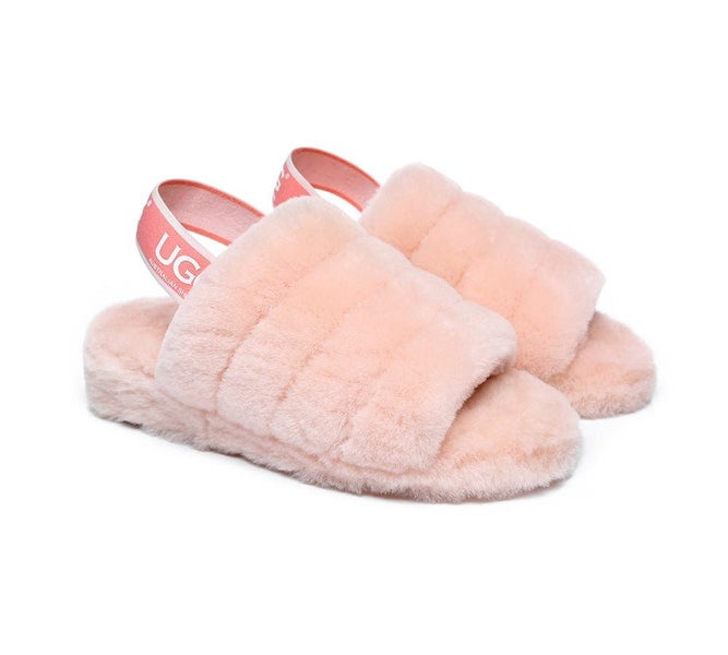 Women Fluffy Slides Puffy Carousel 1