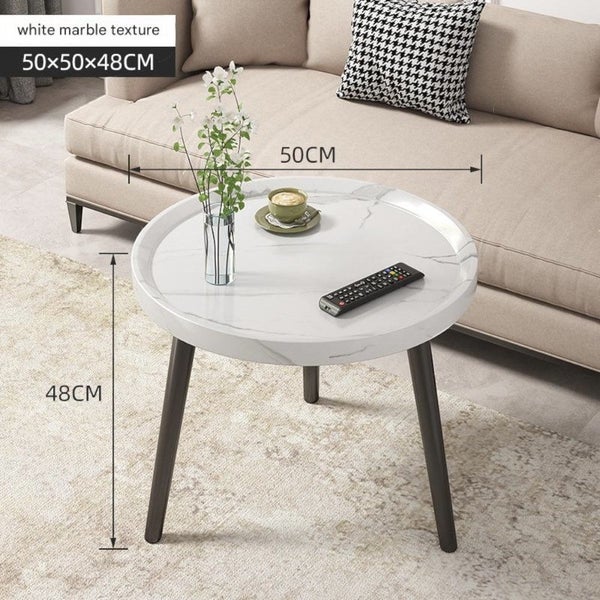 Minimalist Small Round Coffee Table Lounge White - Brand New NZ Stock Carousel 8