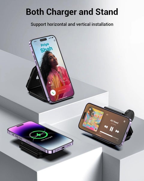 3 in 1 MagSafe Compatible Wireless Charger(NZ Stock), iPhone, AirPods, iWatch62863232805377114