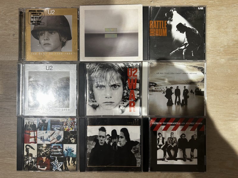 U2 CD Collection x9 Carousel 1