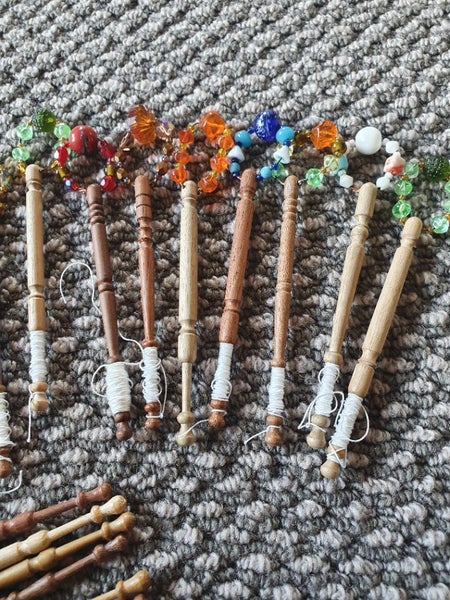 Vintage Lace making bobbins Carousel 2