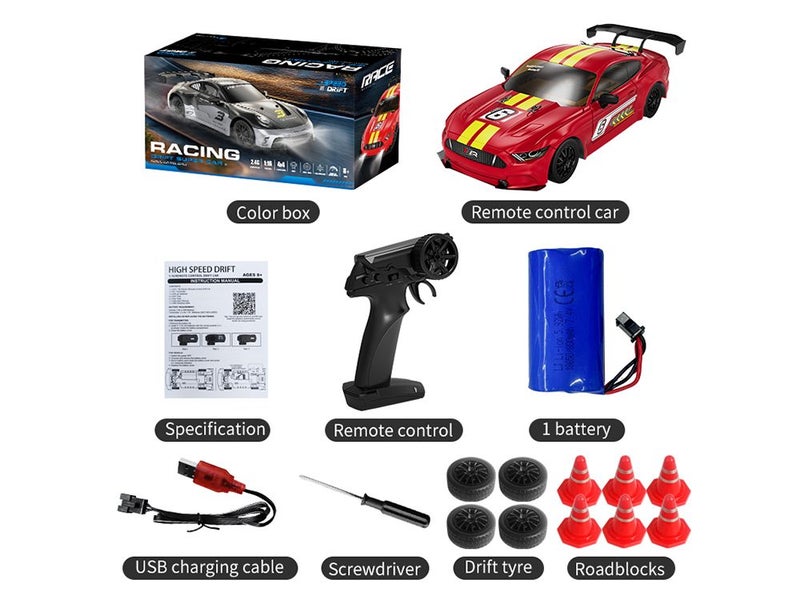 RC Racing Car 1/16 Electronic Positioning High Speed 2.4G 4WD Drift Remote Car Carousel 1