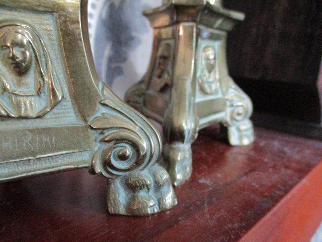 BRASS CHURCH CANDLE STICKS - Kihikihi Carousel 2