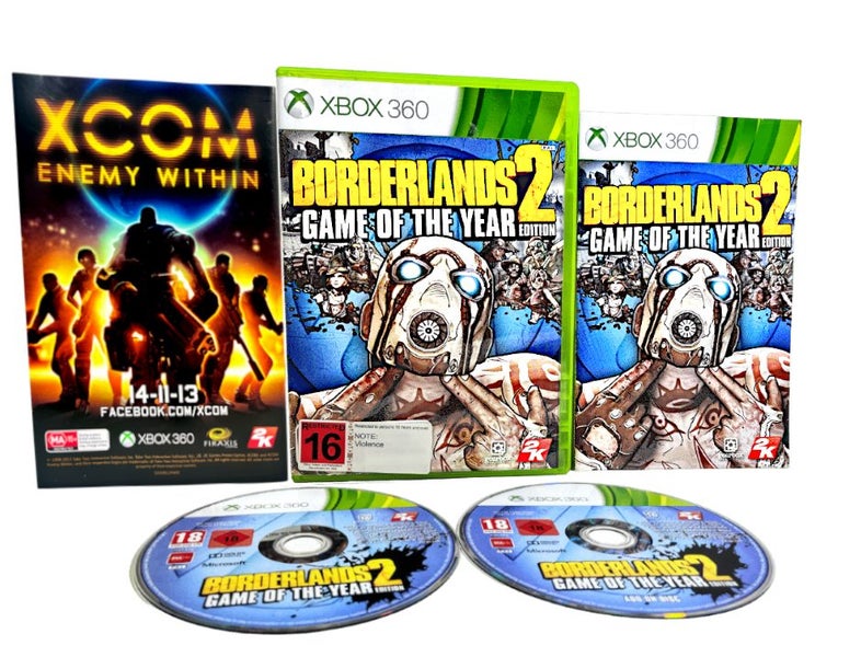 BORDERLANDS 2 Game of the Year Edition (Xbox 360) *MINT COMPLETE* Carousel 1