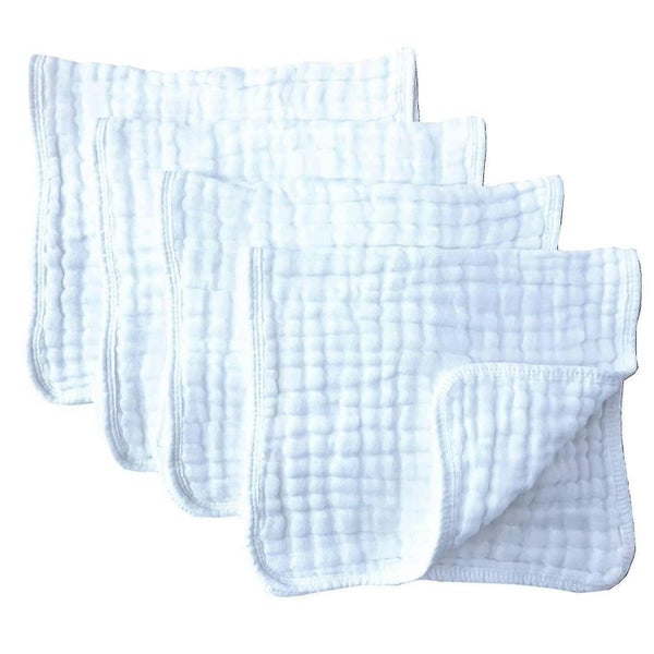 4pcs Muslin Burp Cloths Large 25*50cm Cotton 6 Layers Extra Absorbent And So Carousel 2