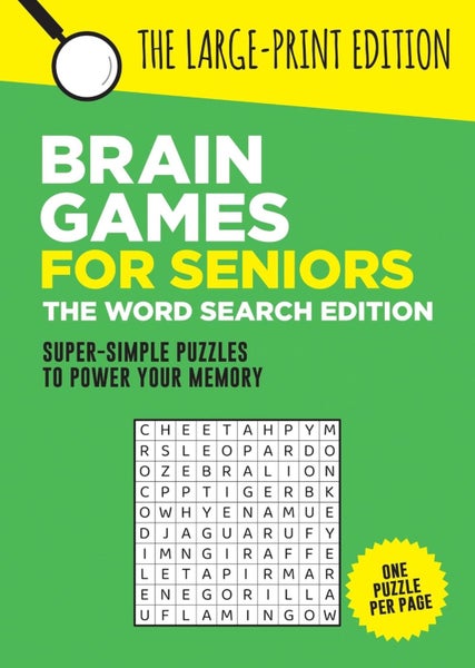 Brain Games for Seniors: The Word Search Edition by Summersdale Publishers - Pap Carousel 1