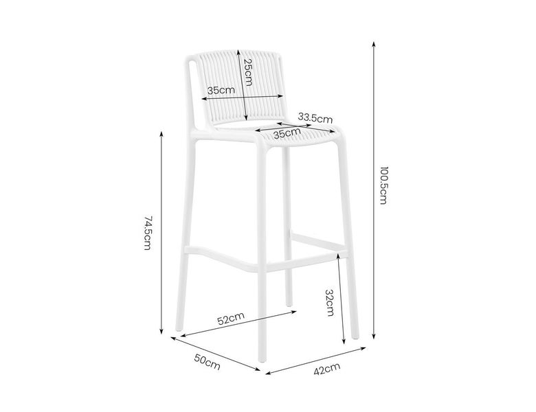 Alma Outdoor Bar Chair Carousel 15