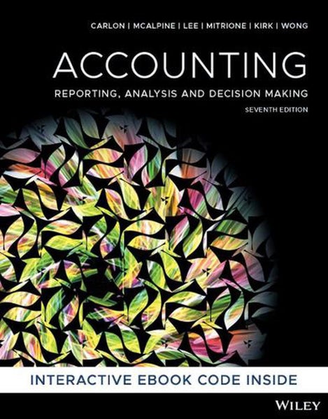 Accounting: Reporting, Analysis and Decision Making by Shirley Carlon - Paperbac Carousel 1