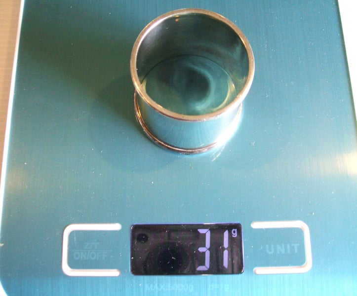 JEWELLERS ESTATE JEWELLERY WORKSHOP SOLID SILVER SERVIETTE RING 31grams. Carousel 2
