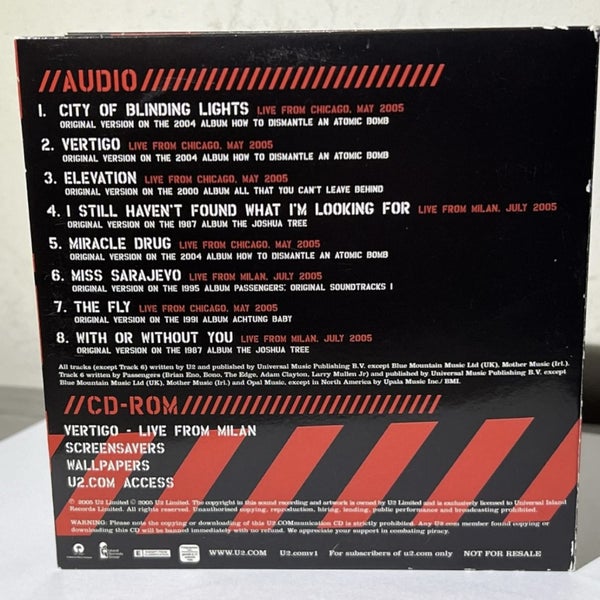 U2 Communication DVDs - Private Fan Club Release Carousel 3
