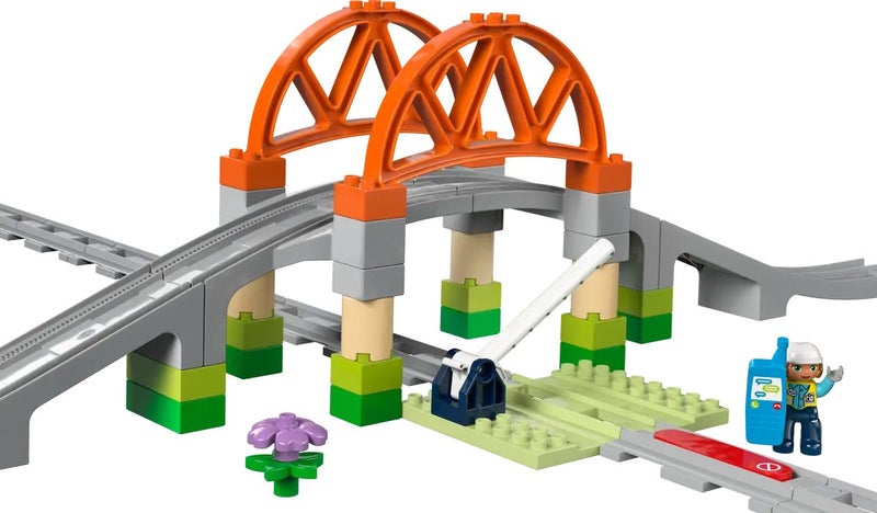 Lego Duplo Train Bridge and Tracks 10426 Carousel 2