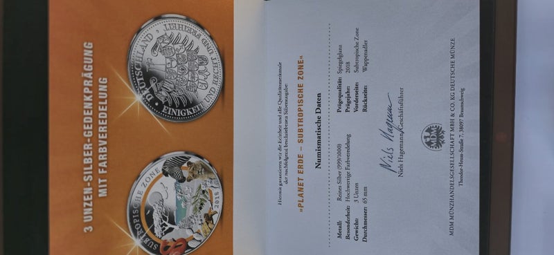 3 Ounce Silver Commemorative Coin Germany Carousel 6