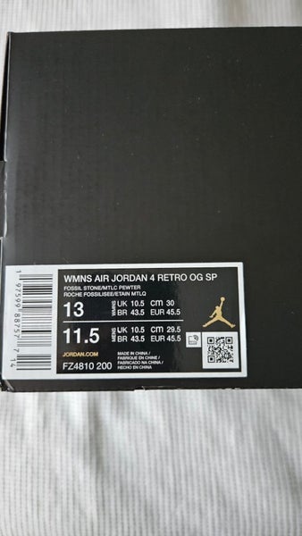 Jordan 4 x A Ma Maniere - W.Y.W.S & Violet Ore - 11.5 us Carousel 2