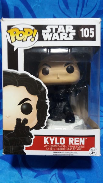 FUNKO Pop/ STARWARS/Kylo Ran 105/ Vinyl Bobble Head/ Carousel 1