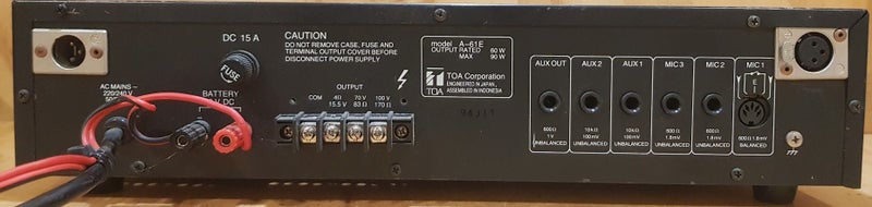 TOA PA AMPLIFIER A-61E Carousel 2