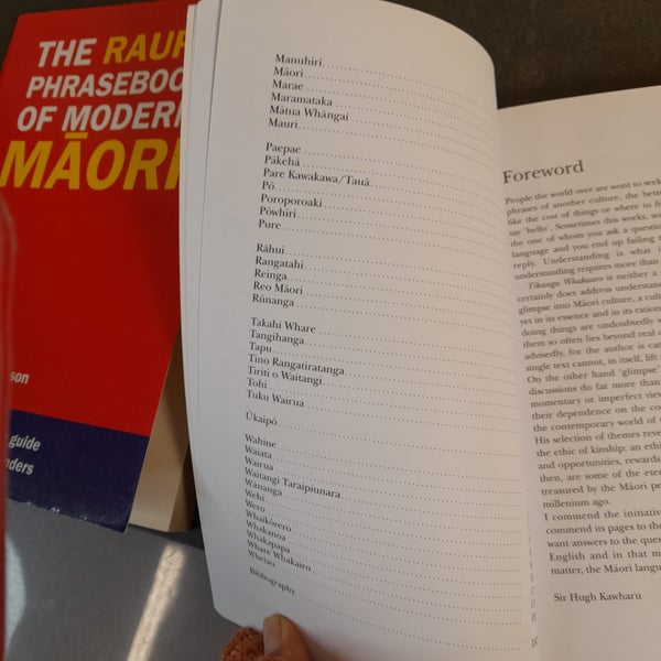 Handy pair of Maori phrases and culture books for Te Reo learner Carousel 5