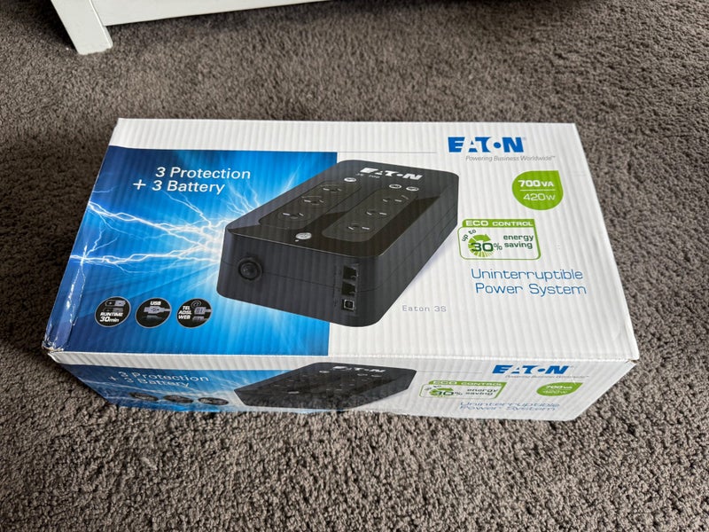 Eaton 3S 700VA / 420W UPS - Hardly Used, Boxed! Carousel 1