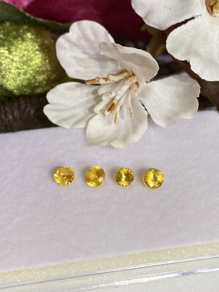 $1 RES ~ Buy Now $2200 * 1.17ct Vivid Yellow Sapphire Layout | Sri Lanka Origin Carousel 2