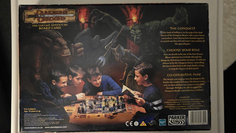 Vintage Dungeons & Dragons Board Game *Parker / Hasbro 2003* Carousel 2