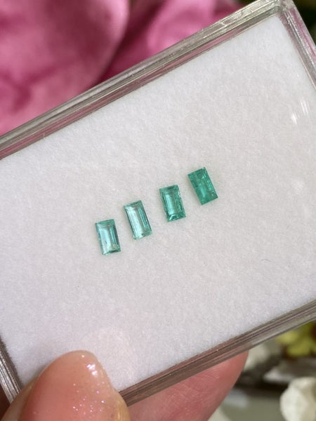 $1 RES ~ Buy Now $2200 * 0.77ct Colombian Emerald Layout Carousel 1