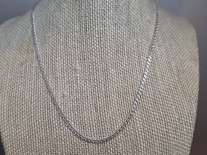 Solid Sterling Silver Double Curb Chain - Stamped 925 - Jewellery Clearance Carousel 1