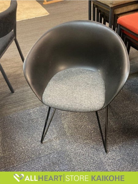 Black/ Gray Fabric Based Chair Carousel 1