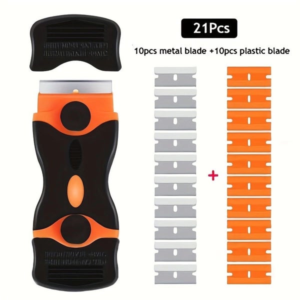 21PCS Razor Blade Scraper Tool Set Cleaning DIY - Brand New NZ Stock Carousel 1