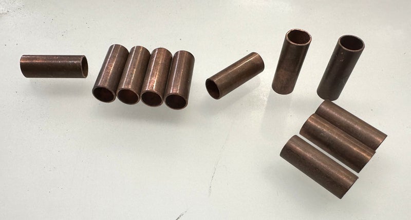 11 x Copper Sleeves??? - $1 Reserve (PU36 Cubby) Carousel 1