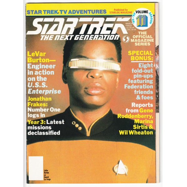 STAR TREK: THE NEXT GENERATION • Official Magazine Series • Vol 11 Season '88-90 Carousel 2