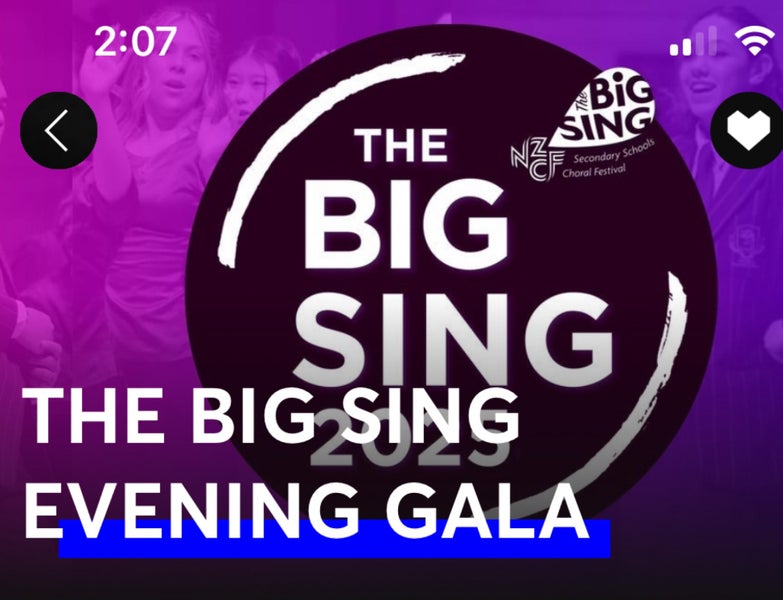 Big sing tickets for Thursday 5/6/25 Carousel 1