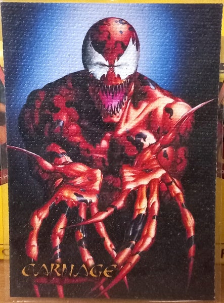1996 SPIDER-MAN PREMIUM - CANVAS CHASE CARD X4 CARD LOT - !KINGS BIRTHDAY SALE! Carousel 1
