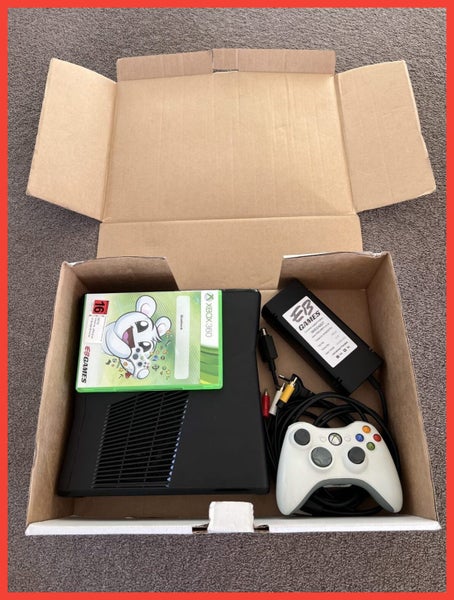 Microsoft XBox 360 S Slim 250GB Black Video Game Console System 360S Bundle Carousel 1