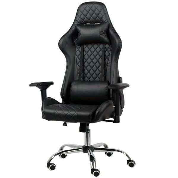 Elite 4D Adjustable Armrest Gaming Chair Black New Carousel 1
