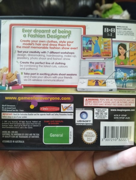 IMAGINE FASHION DESIGNER NINTENDO DS GAME Carousel 2