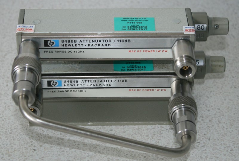 HP 8496B & 8494B Attenuator set Carousel 1