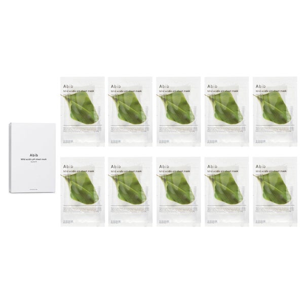 ABIB - Mild Acidic pH Sheet Mask Heartleaf Fit 30mlx10pcs Carousel 1