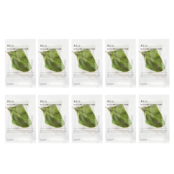 ABIB - Mild Acidic pH Sheet Mask Heartleaf Fit 30mlx10pcs Carousel 2