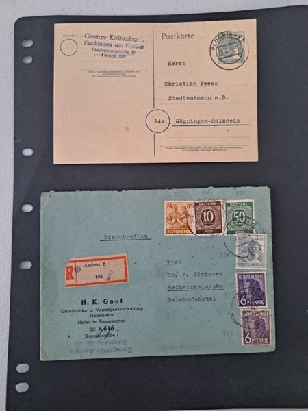 Stamps from Germany. Alleid occupation Carousel 1