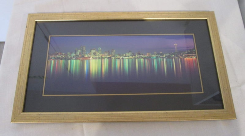Seattle Skyline Framed Photograph Carousel 1