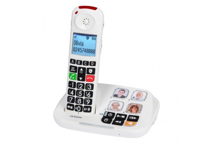 Oricom Care900-1 Amplified Big Button Cordless Phone with Answer Machine Carousel 1